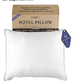 King Bed Pillow for Sleeping Made in USA - Luxury Hotel-Quality 