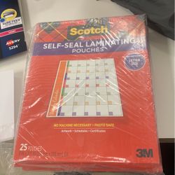 Self Seal laminating Pouches 25 Per Pack