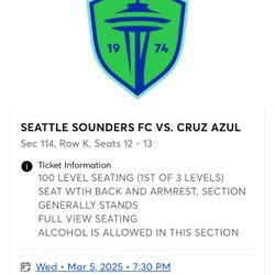 Cruz Zulu Vs Sounders 