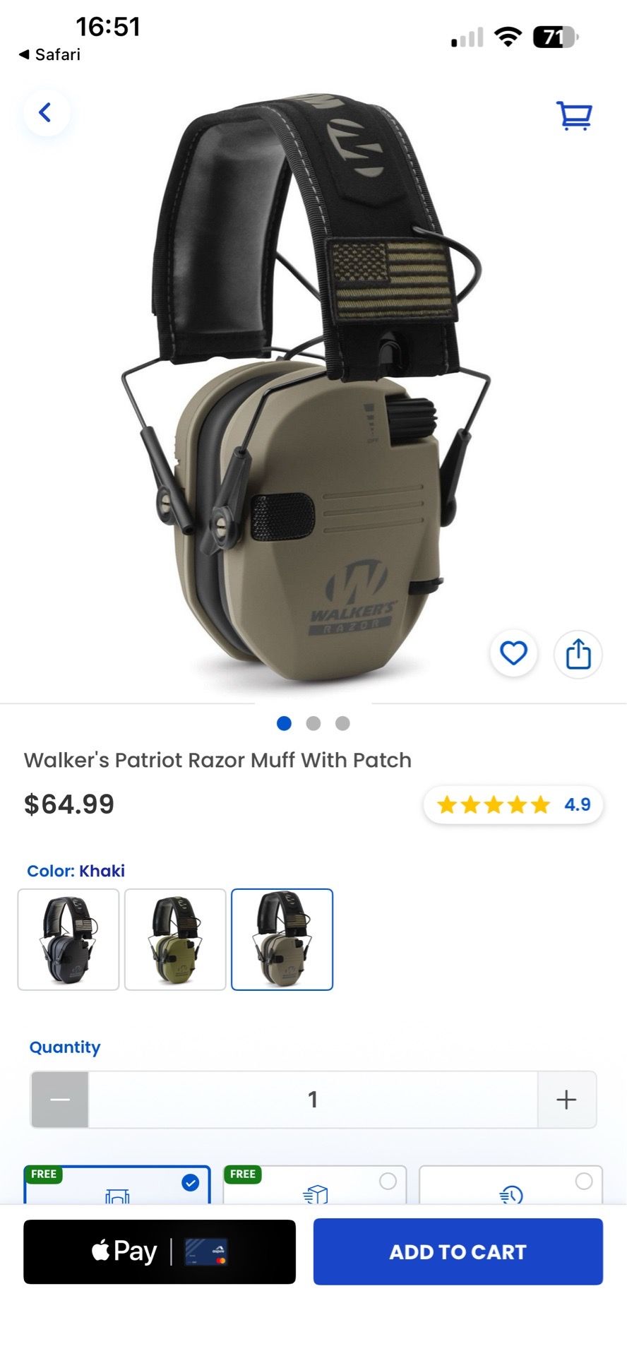 Walker range muffs