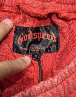 Godspeed Graphic  red shorts Size S/M/L/XL