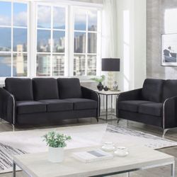 Hathaway Sofa & Loveseat (2 Colors Available)