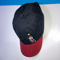 Disney Youth Baseball Hat - Minnie Mouse - Red Sparkle Brim