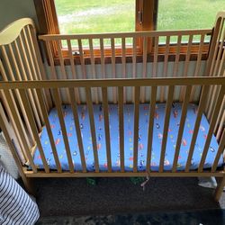 Crib With Mattress 