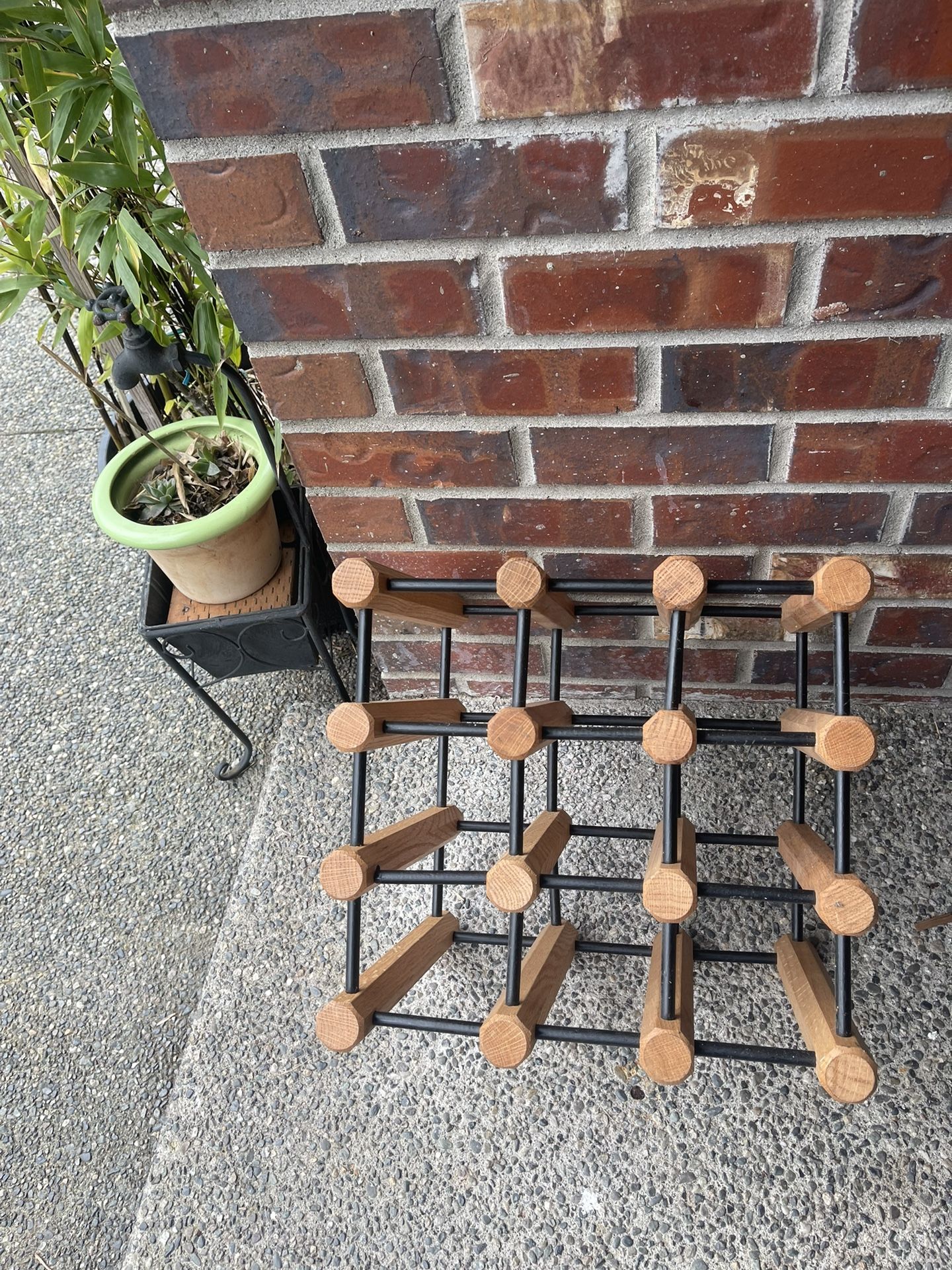 Oak Hard Wood Wine Rack