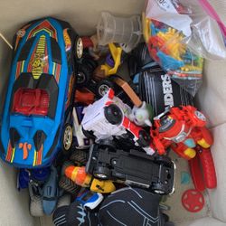 Assorted Toys Cars Etc