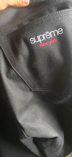 Supreme SS26 Black Baggy Selvedge Jean Size 30