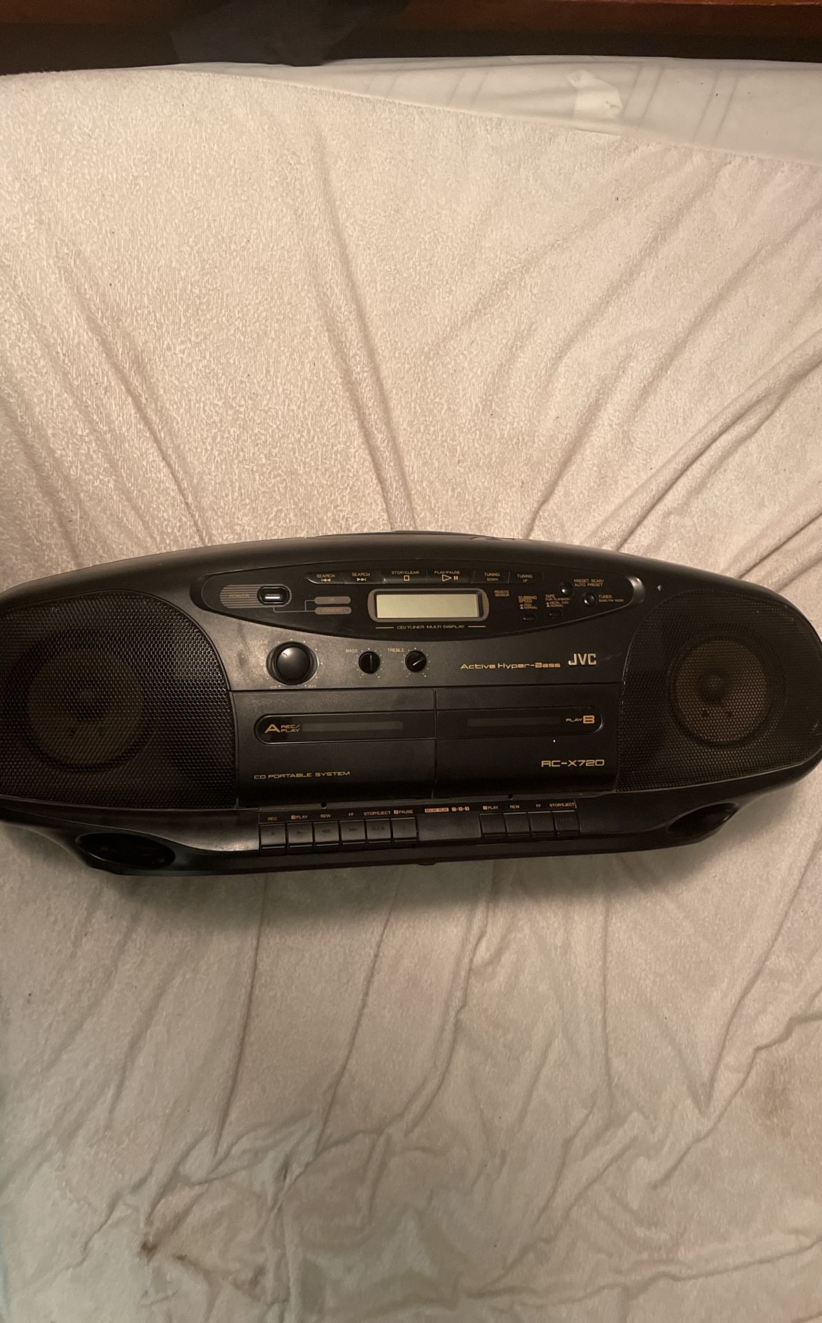 Vintage JVC RC-X720 Stove Hyper Bass 50,00 Obo