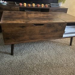Coffee table lift Top Rustic Brown $60