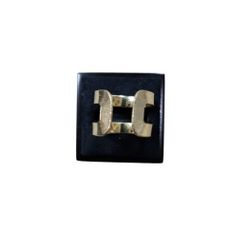 Gold Toned Double Band Wrap Ring