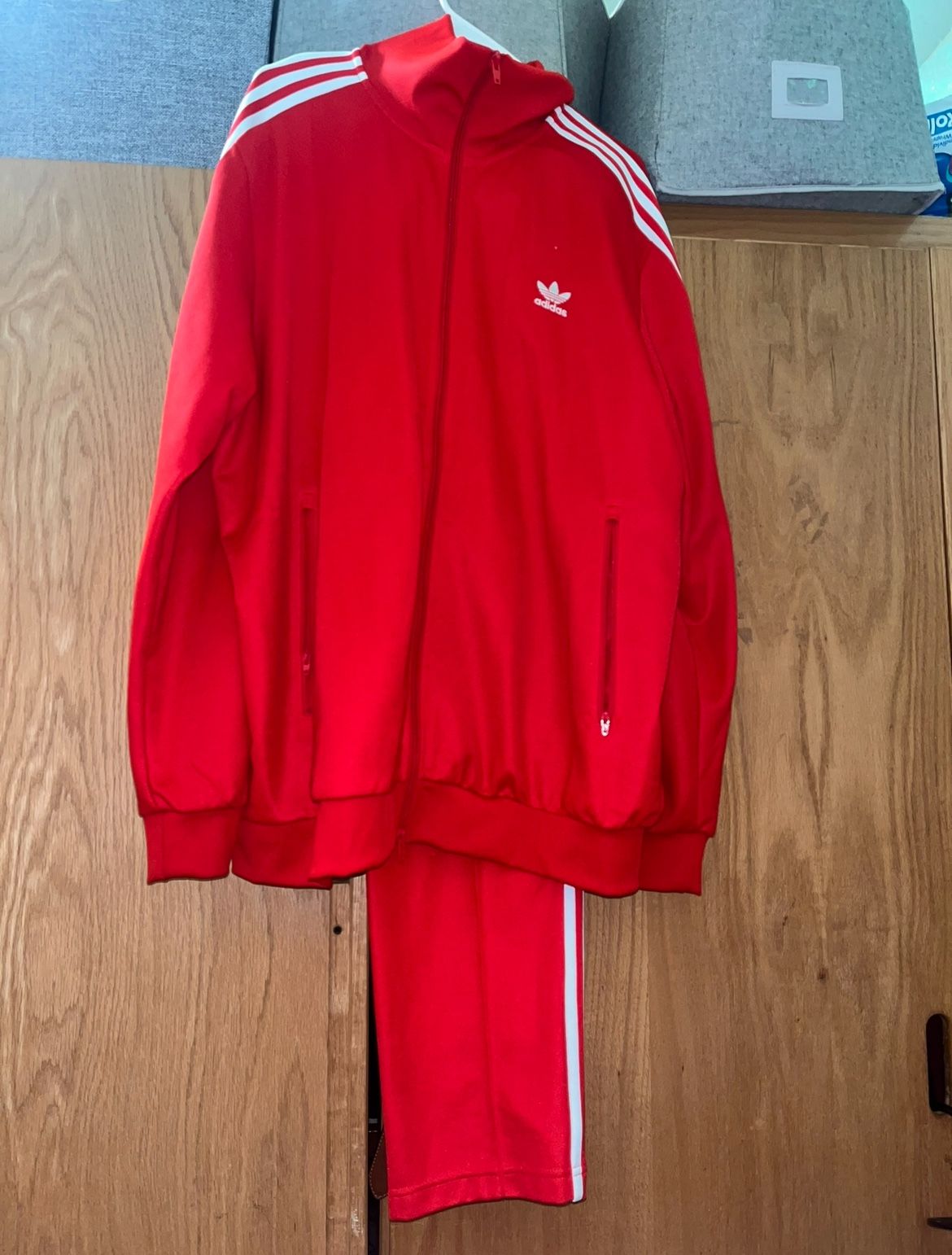 XXL Red Adidas Track Suit