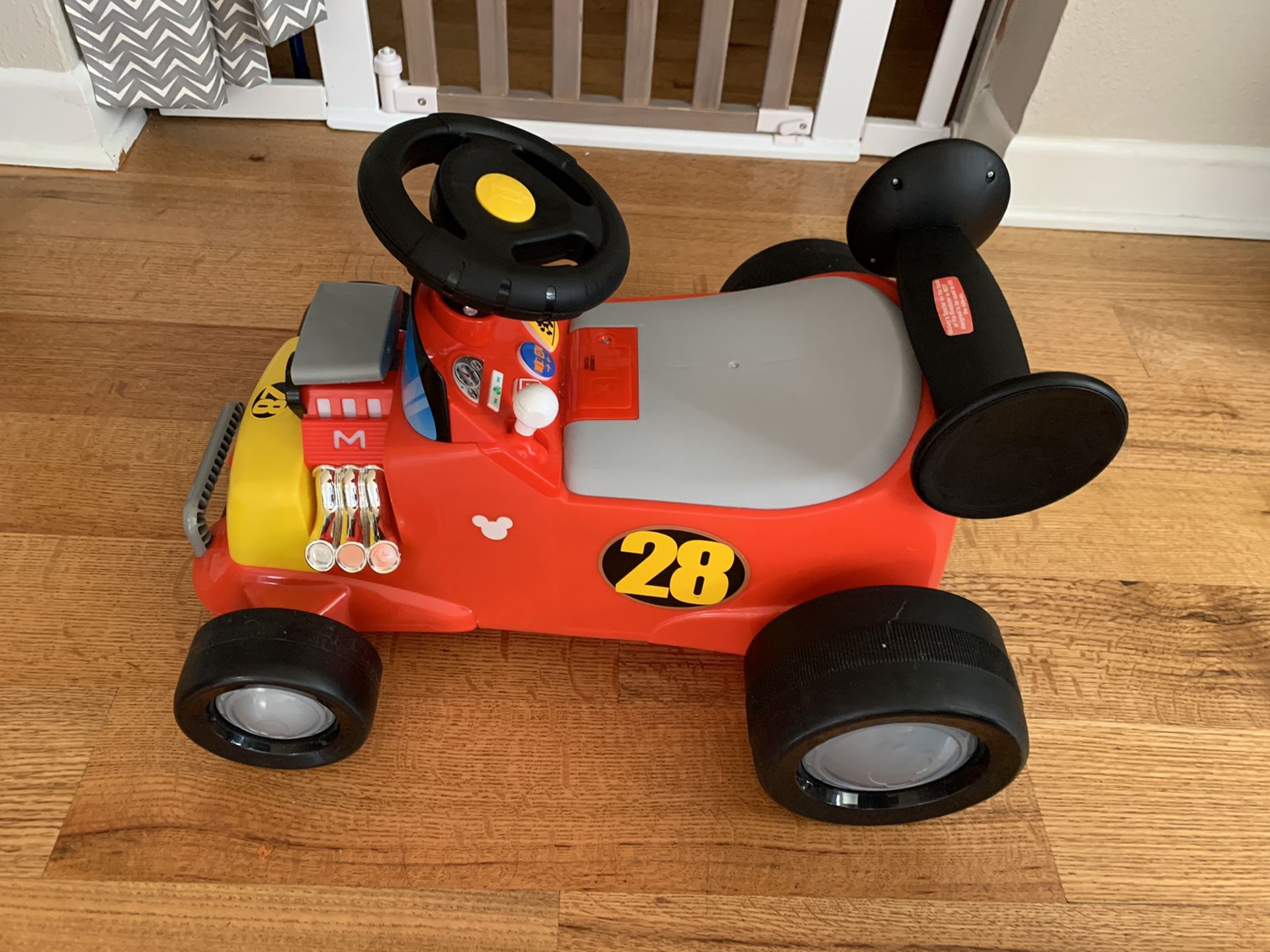 Mickey Mouse toddler ride car