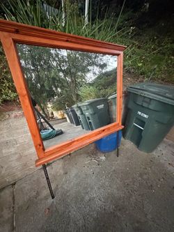 Wood Mirror