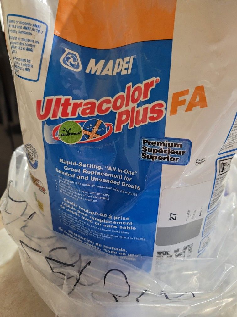 Mapei Ultracolor Plus FA Grout in Silver(27)