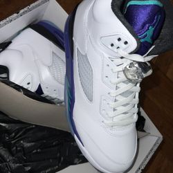 Jordan Grape 5s Size 10.5 