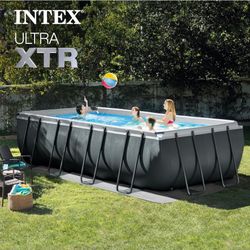 🔥🏊 INTEX ULTRA XTR 18FT RECTANGULAR POOL – NEW IN BOX! 🏊🔥
