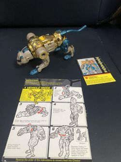 Vintage Beast Wars Transmetals Cheetor (1998) - 100% Complete with Manual & Card