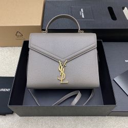 Yves Saint Laurent Elephant Grey Briefcase