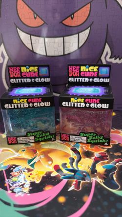 2 GLITTER & GLOW NICE CUBES NEEDOH New "Look"