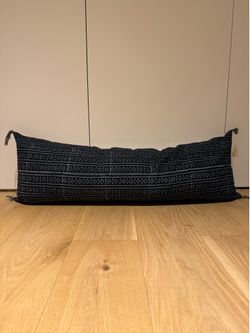Designer Black & Ivory Lumbar Pillow