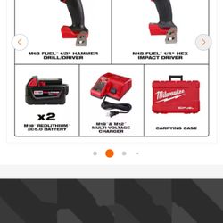 Milwaukee Drill Impact Driver