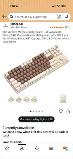 Wireless Mechanical Keyboard
