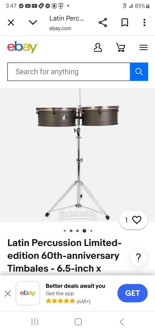 LP 60 ANIVERSARY TIMBALES,NEW IN BOX,,$650,,$899,Retail PRICE