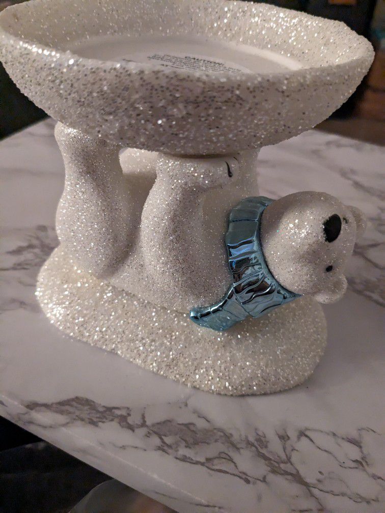 Bath And Body Works Polar Bear Candle Holder 