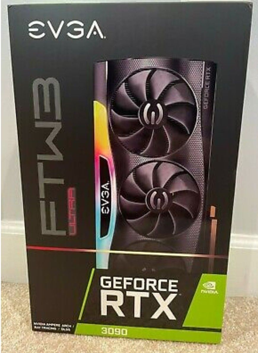 EVGA GeForce RTX 3090 FTW3 ULTRA 24GB GDDR6X Graphics Card, NEW IN HAND NON LHR