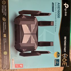 TP-Link AXE16000 Quad Band 16 Stream WiFi 6E Router