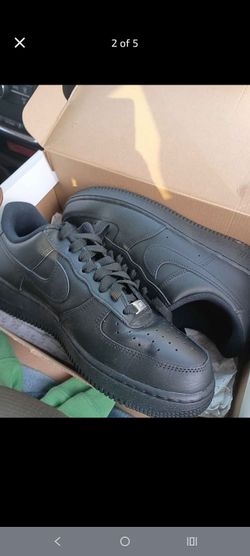 Nike AF1s black size 9