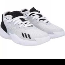 ADIDAS D.O.N Issue #4 White Grey Shoes - Size 12