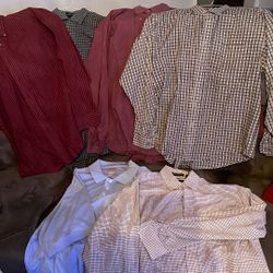 Van Heusen Mens Dress Shirts BUNDLE