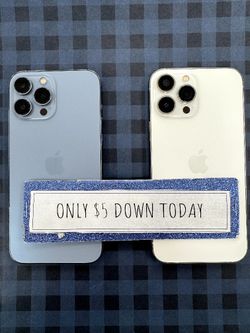 🔥   Unbeatable Prices! - iPhone 13 Pro Max 5G- Only $5 Down to Start!📱 Smartphone Max - Pay $1 DOWN AVAILABLE - NO CREDIT NEEDED