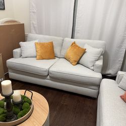 Couch and Loveseat - Ivory