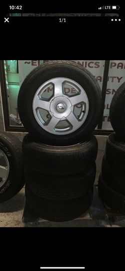 16” Chevy Rims 6 lugs