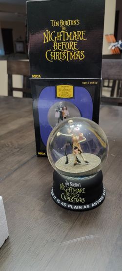 NECA The Nightmare Before Christmas - Jack and Sally Dancing Snow Globe 2003