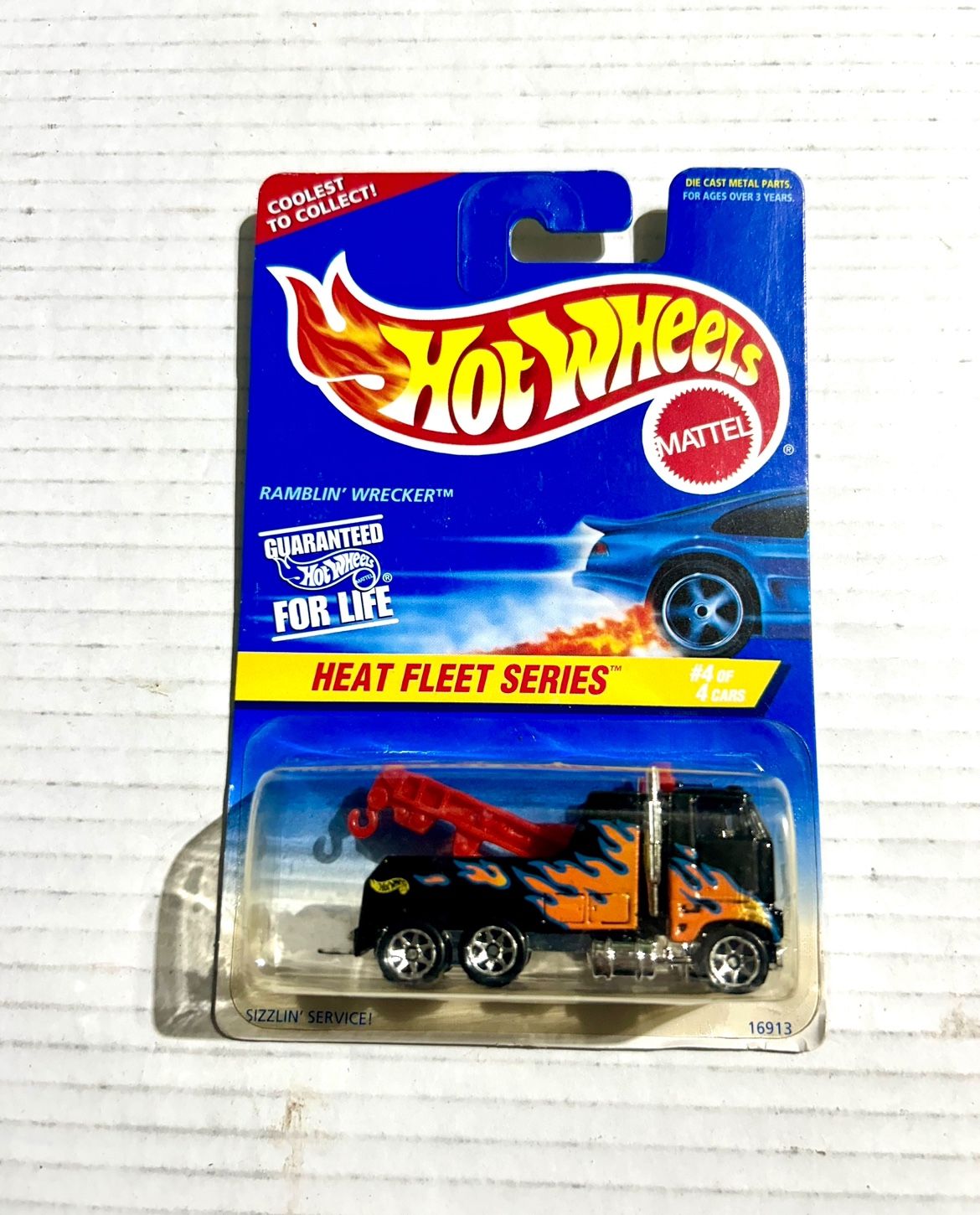 Hotwheels Tow Truck Sizzlin Service 