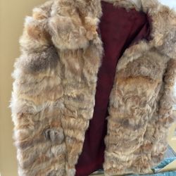 My Vintage Fur Jacket Purchased 1974 Ish bought New Perfect Condition Size Medium 