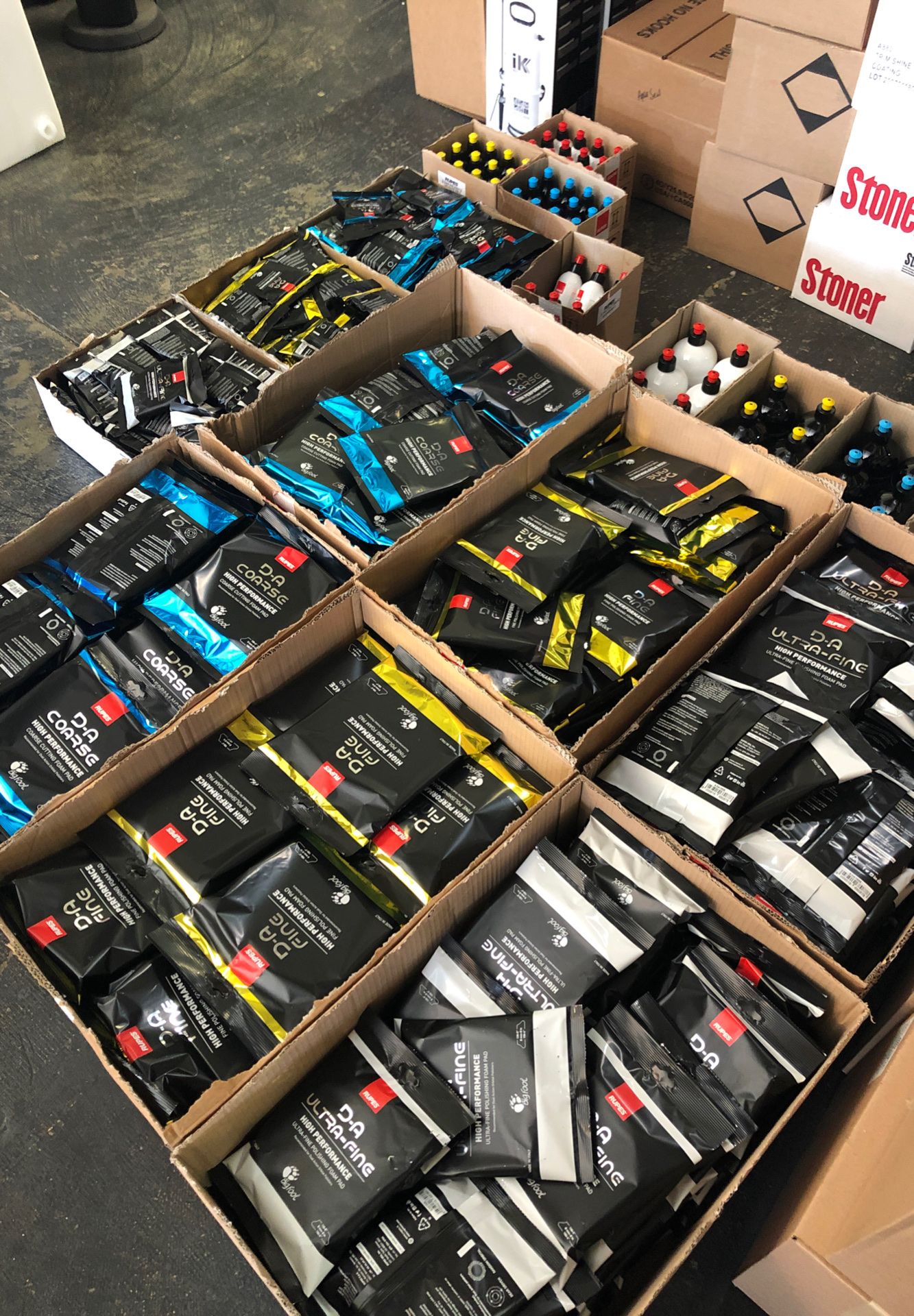 Rupes pads and chemicals