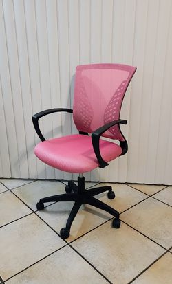 🎀 Pink Ergonomic Office Computer Mesh Chair