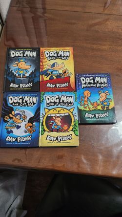 Dog man books lot of 5 Hardcover