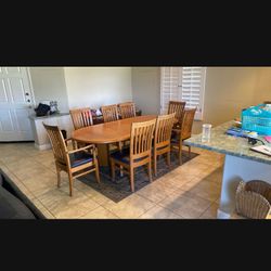 Dining Table With 8 Chairs / Dining Set 