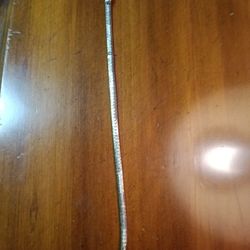 Vintage 7 1/2 Inch Sterling Silver Bracelet. 