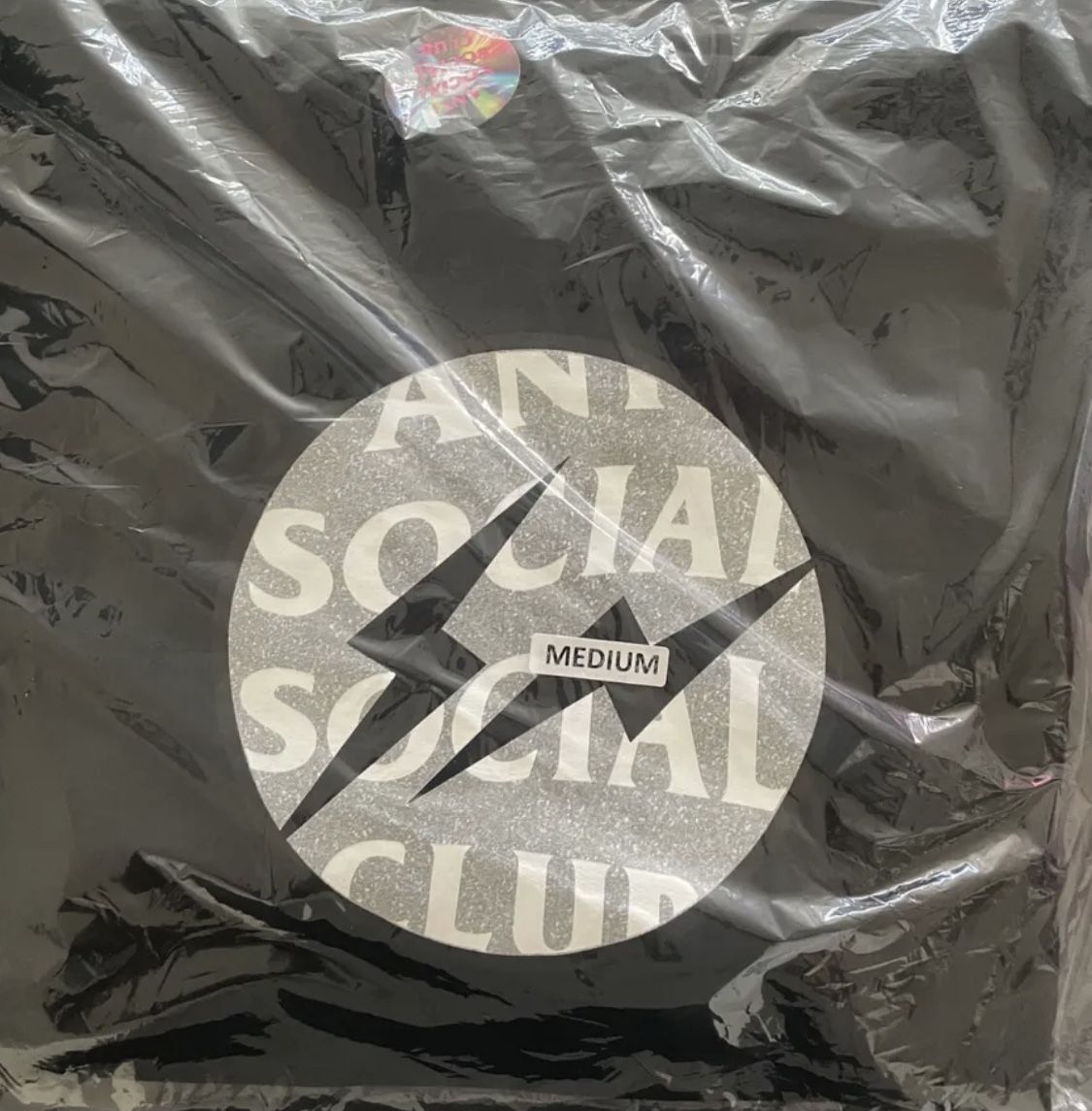 Anti Social Social Club X FRAGMENT Called Interference Black Hoodie FW22 New Medium