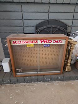 Light Up Wooden Display Cabinet