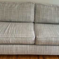 3 Pieces Grey Living Room Sofa Set (78in. Love Seat And Couch)