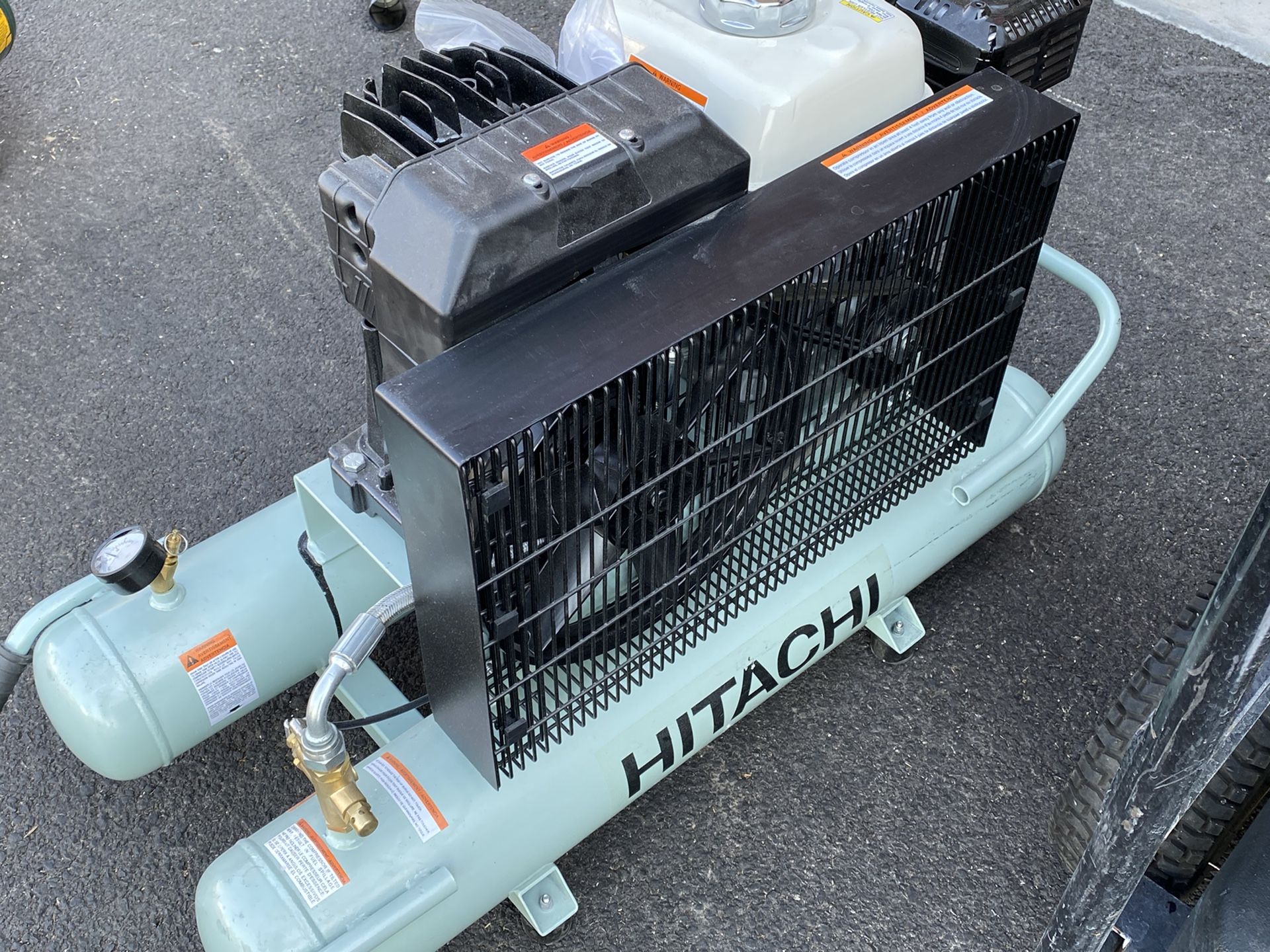 Hitachi - Honda Gas Powered Air Compressor