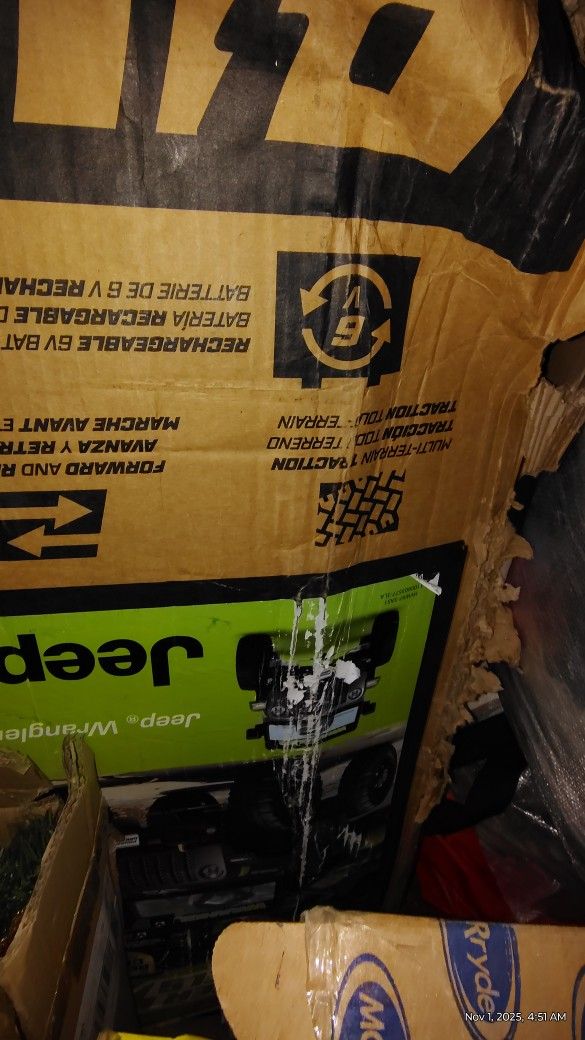 Nib 12v Jeep POWER Wheels