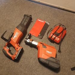 Hilti Tools , Charger , Saw All , Vacuum for TE 6 A22 , Manual  $ 70  As Is , No Battery.